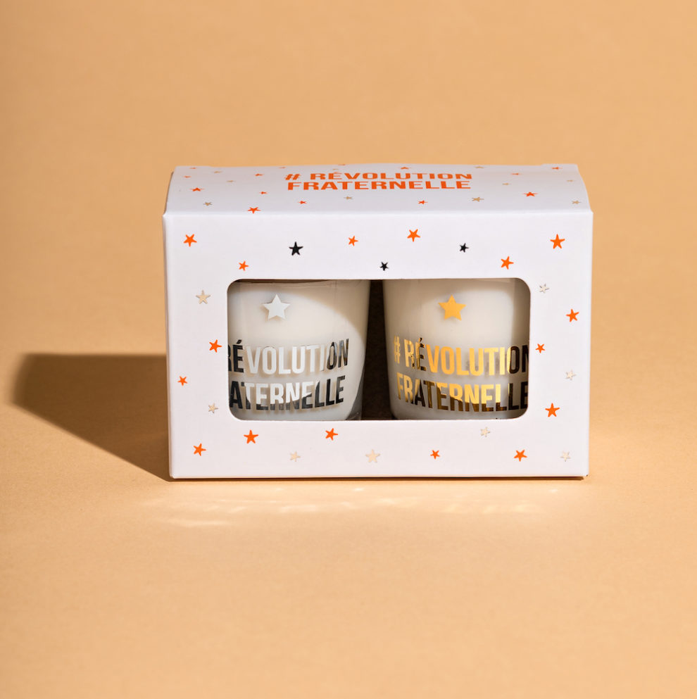 Coffret 2 Bougies Parfumées Skandinavisk Still Waters – Fjord & ØY, Vegan, 200 G Chacune